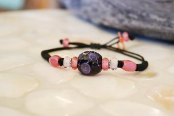 とんぼ玉　ブレスレット