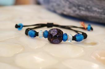 とんぼ玉　ブレスレット