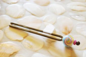 とんぼ玉　かんざし